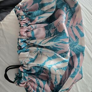 Floral Drawstring Bag